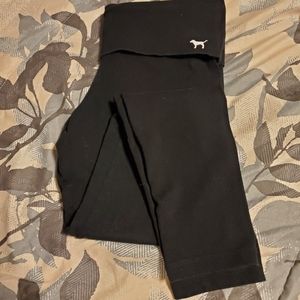 Pink leggings foldover